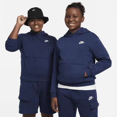 Nike Sportswear Club Fleece Older Kids' Pullover Hoodie (Extended